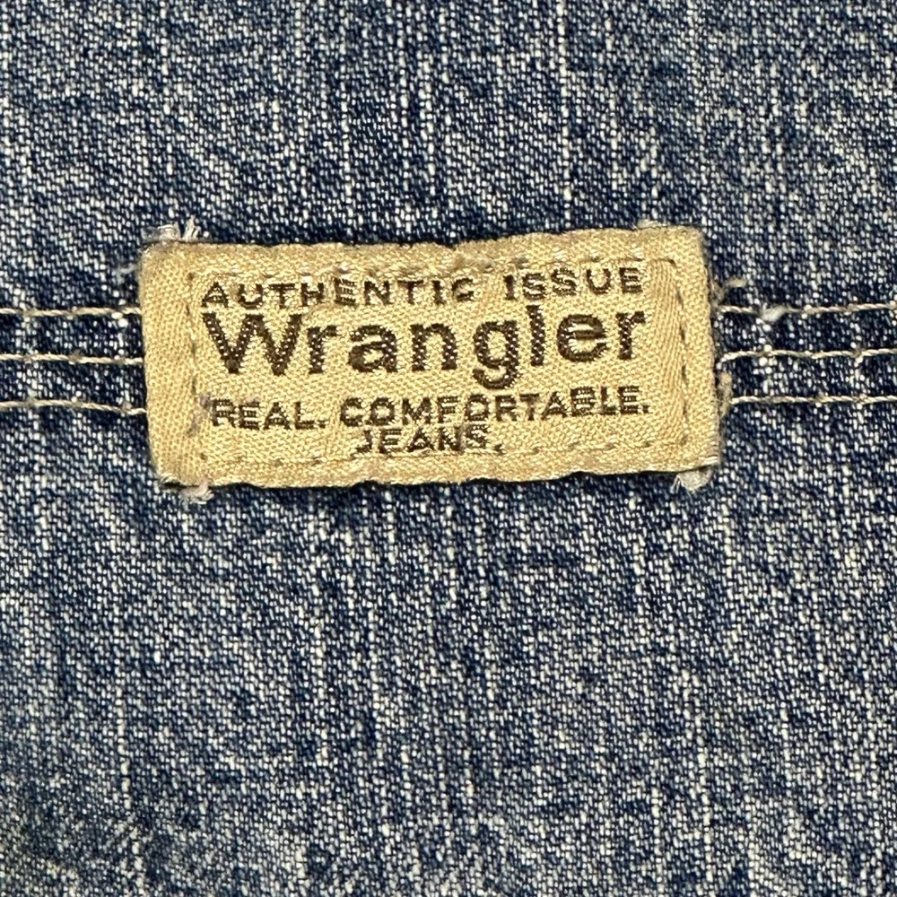 Wrangler Carpenter Shorts 34 Denim Workwear Utility Y2K Fade